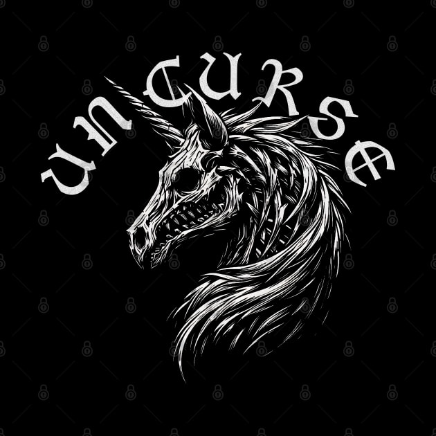 Creepy Gothic Unicorn or Unicurse? by MetalByte