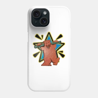 cheerful bear Phone Case