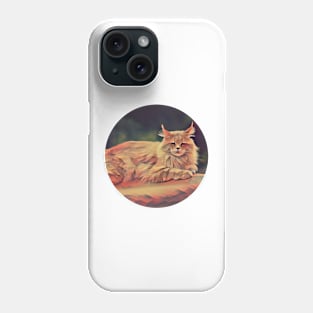 Cheerful floppy cat Phone Case