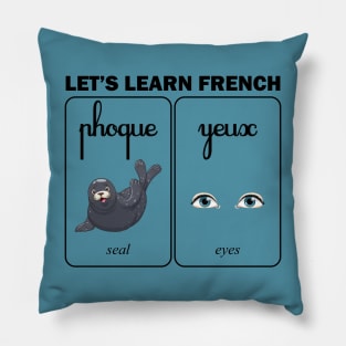 Phoque Yeux Pillow