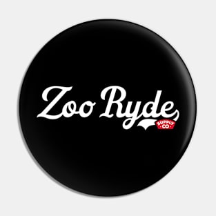 Zoo Ryde logo Pin