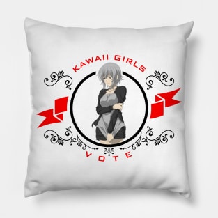 06 - KAWAII GIRLS VOTE Pillow