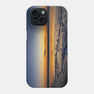 Dawn at an Icy Beach in Tracadie, New Brunswick Canada v1 Phone Case