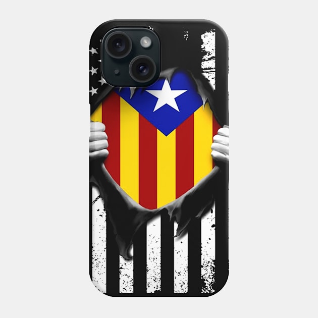 Catalan American Flag Phone Case by KittleAmandass