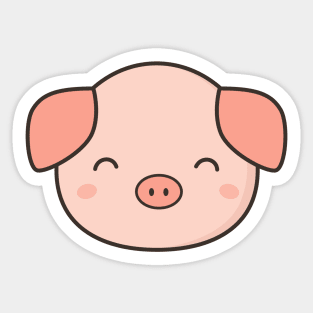 Pig Kawaii Cute Stickers for Sale