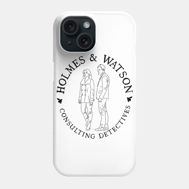 Holmes and Watson Phone Case by puppaluppa