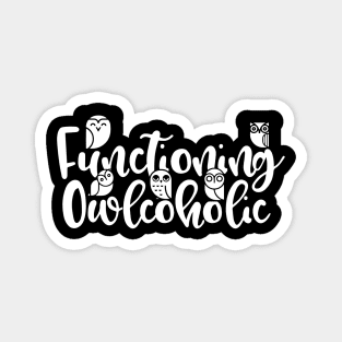 Functioning Owlcoholic Magnet