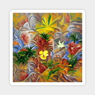 Tropical Abstract Magnet