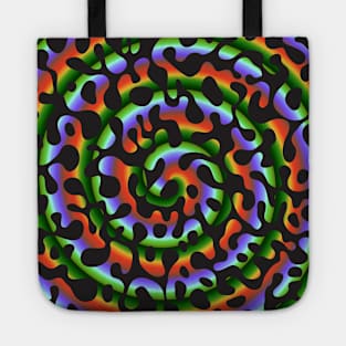 Psychedelic Black Camo Tote