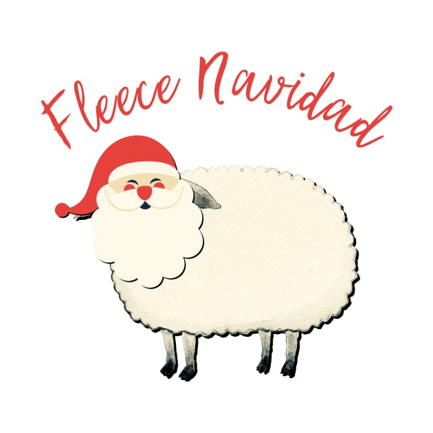 Fleece Navidad! by MessageOnApparel