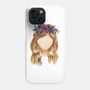 Flower Crown Model Phone Case