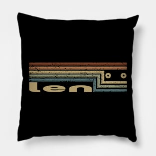 Len Cassette Stripes Pillow