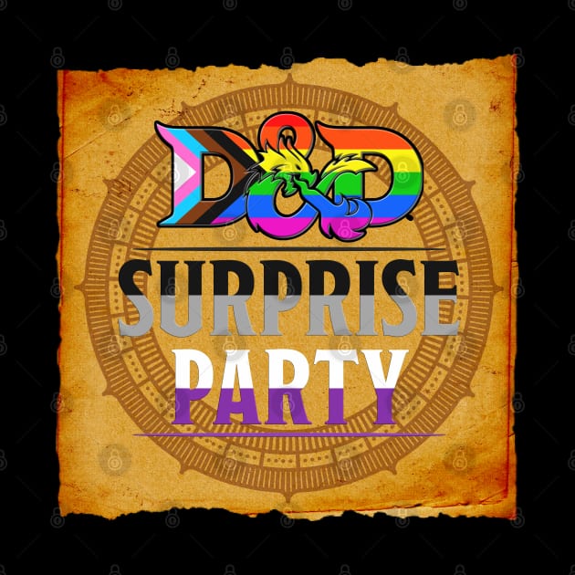 D&D Surprise party Pride - Ace Flag by DraconicVerses