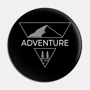 Adventure Mountains Alps Bergsport Hiking Pin