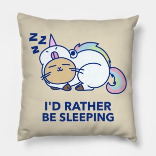 I'd Rather Be Sleeping Pillow
