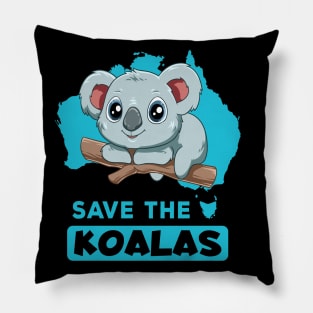 Save the koalas Pillow