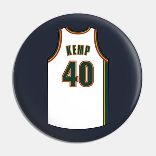 Shawn Kemp Seattle Supersonics Jersey Qiangy Pin