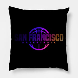 San Francisco Basketball Pillow