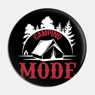 Camping Mode T Shirt For Women Men Pin