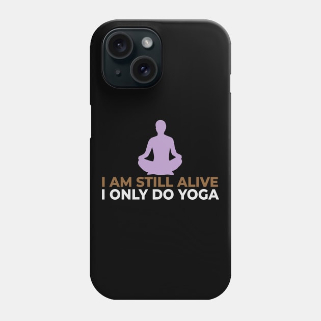 Yoga Quote Phone Case by Imutobi