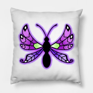 Technology Butterfly Pillow