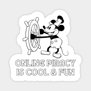 Online Piracy Mickey Magnet