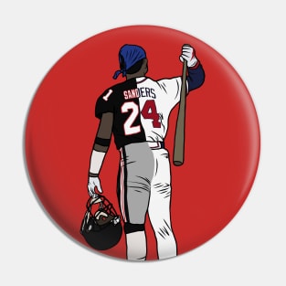 Deion Sanders Two Sport Athlete Pin