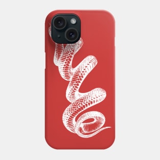 Coiled Snake Wordless Art Vintage Style Graphic Phone Case