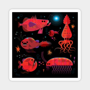 Deep Sea Critters Magnet