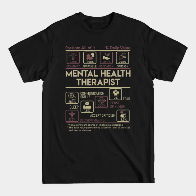 Disover Mental Health Therapist T Shirt - Multitasking Daily Value Gift Item Tee - Mental Health Therapist - T-Shirt