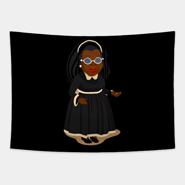 Whoopi Goldberg Tapestry by Pixy Official