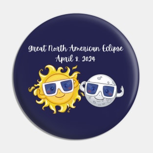 Great North American Eclipse Pin