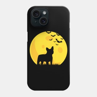 French Bulldog Moon TShirt Halloween Funny Phone Case