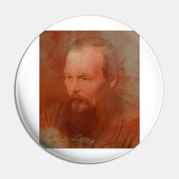 Fyodor Dostoyevsky Pin by mindprintz