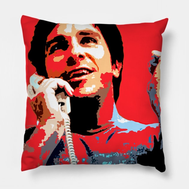 christian bale Pillow by oryan80