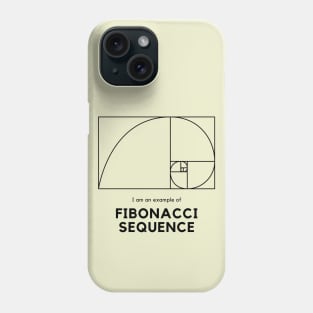 Unisex Fibonacci Sequence - Golden Ratio Golden Rectangle Golden Spiral Phone Case