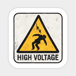 HIGH VOLTAGE Sticker Magnet