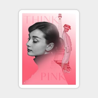 Pink is the color _ Audrey Magnet