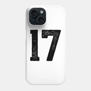 Rough Number 17 Phone Case