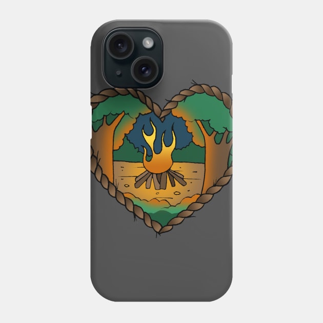 Campfire Phone Case by Tylos