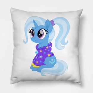 Trixie in a hoodie Pillow