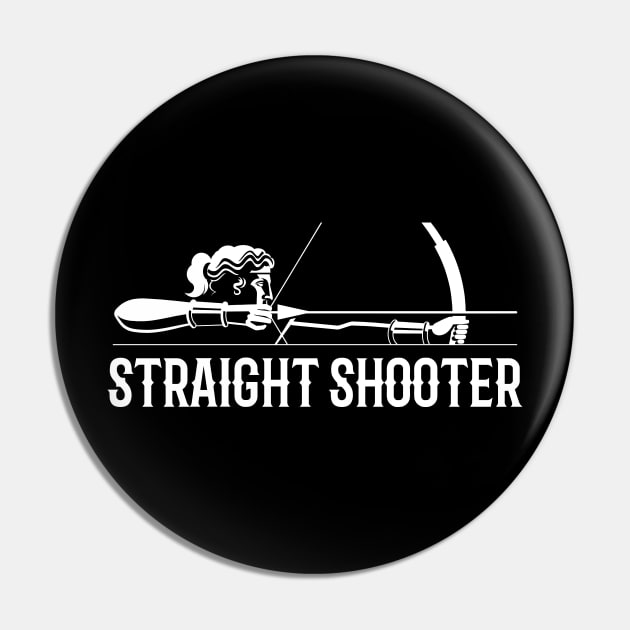 Straight Shooter 2.0 Pin by Vector-Artist