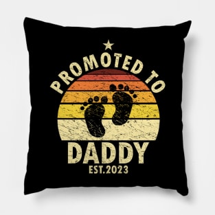 Promoted To Daddy 2023 Pillow