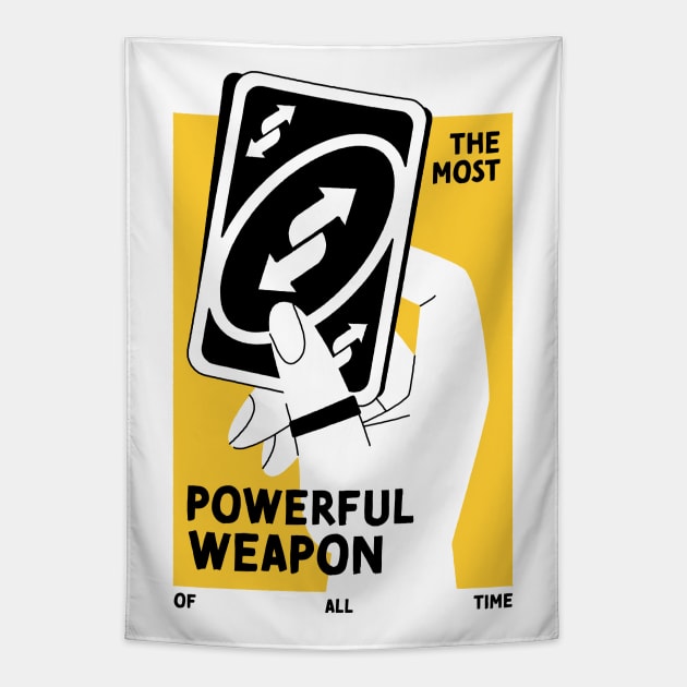 The most powerful weapon of all time Tapestry by Nora Gazzar