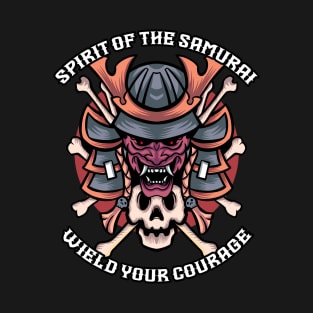 samurai skull T-Shirt