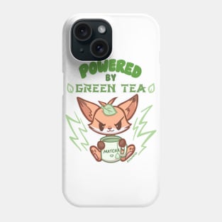 Cute Fox Powered by GREEN TEA leaf Phone Case