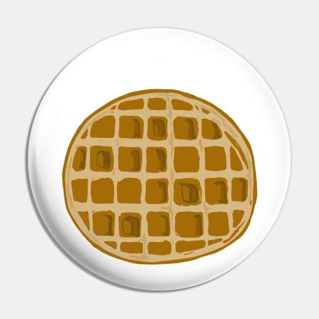 Strange Binary  - Eleven 11 Waffle Pin by pbDazzler23