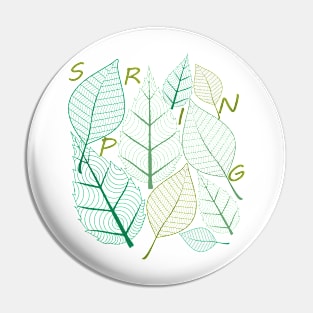 Spring Leaves at Daylight Pin