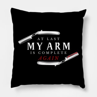 At Last | Sweeney Todd Razors Pillow