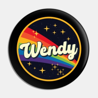 Wendy // Rainbow In Space Vintage Style Pin